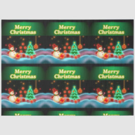 Papel De Seda Coleção de Feriados de Natal Popular