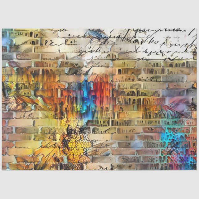 Papel De Seda Coleção de Letras Vintage (Frente )