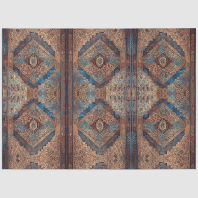 Papel De Seda Coleção de Padrões Antigos Trendy Persian (Frente )