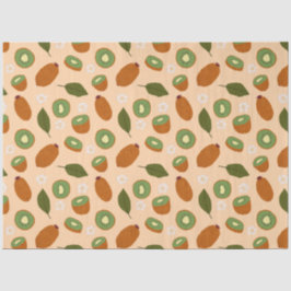 Papel De Seda Coleção de padrões da fruta - Kiwi