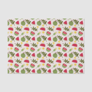 Papel De Seda Coleção de padrões da fruta - Melancia