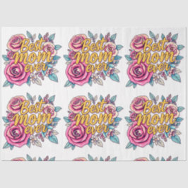 Papel De Seda Coleção de Presentes Modernos Floral de Luxo