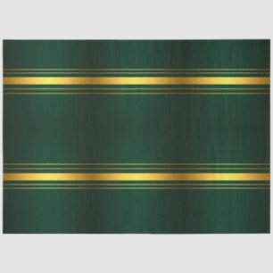 Papel De Seda Coleção de Textura Dourada de Luxo Verde Trendy