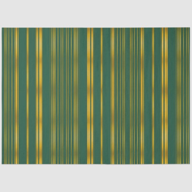 Papel De Seda Coleção de Textura Dourada Verde Moderna do Luxury (Frente )