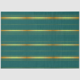 Papel De Seda Coleção de Textura Dourada Verde Moderna Linen Lux