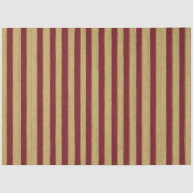 Papel De Seda Coleção Dourada Linen do Luxury Modern Burgundy (Frente )