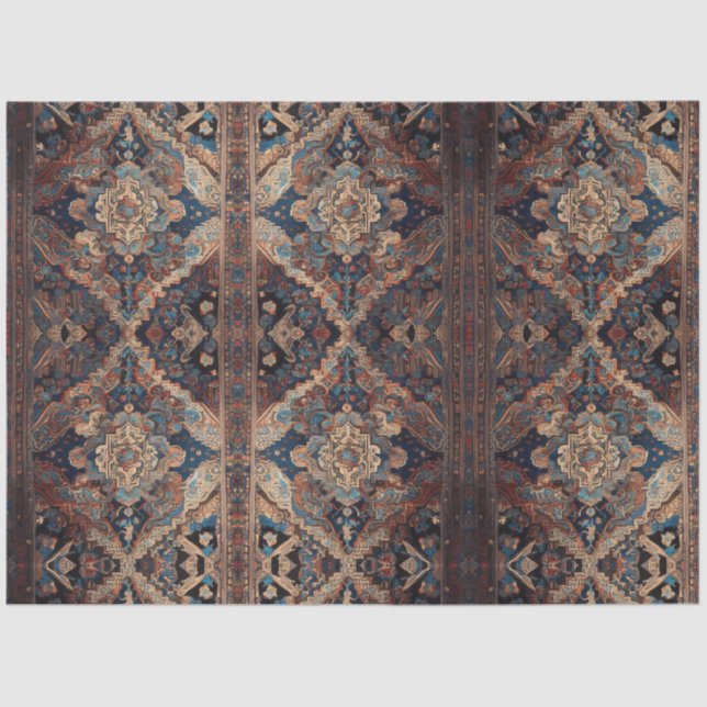 Papel De Seda Coleção Moderna Persa Belo Padrão Antigo (Frente )