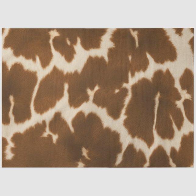 Papel De Seda Coleção Popular Elegante De Vaca Faux Leather (Frente )