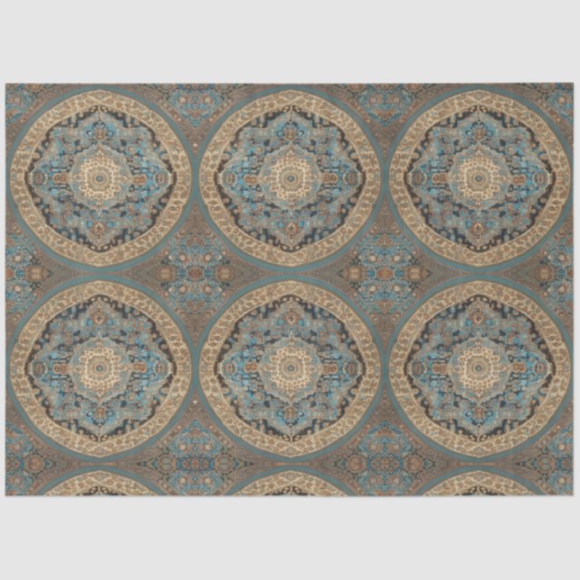 Papel De Seda Coleção Popular Turca de Padrões Antigos (Frente )