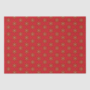 Papel De Seda Coleção Real Vermelho e Design Dourado