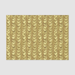 Papel De Seda Coleta de Padrão Dourado