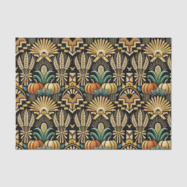 Papel De Seda Colheita Art Déco Glam Gold
