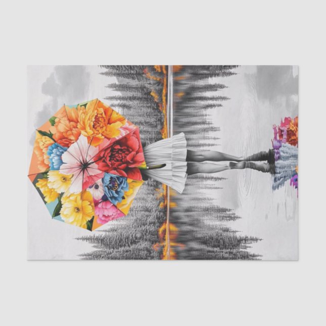 Papel De Seda Colírio de Flor1 (Frente )