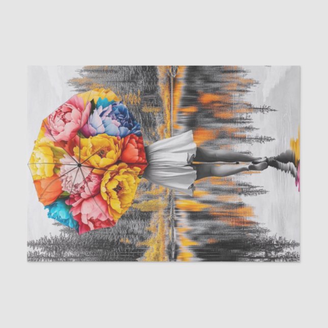 Papel De Seda Colírio Flor9 (Frente )