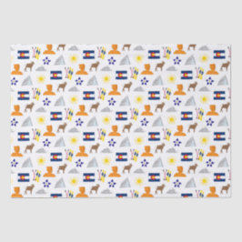 Papel De Seda Colorado