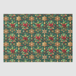 Papel De Seda Colorful Christmas Vibe Festive Pattern