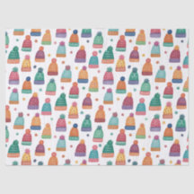 Colorful Woolly Hats Winter