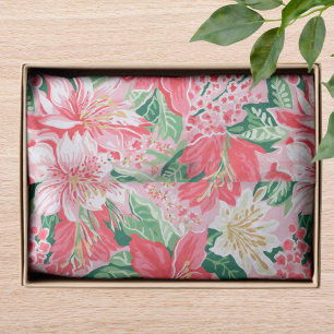 Papel De Seda Colorida Moderna Papoila de inverno Flores de Nata