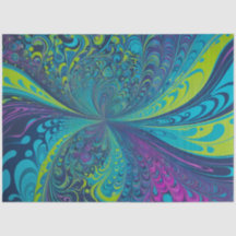Colorida Psychedelia Airpush Art Tissue Paper