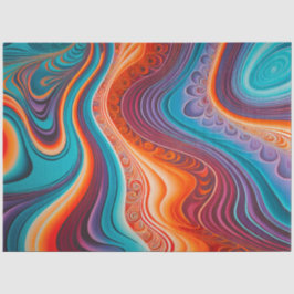 Papel De Seda Colorida Psychedelia Airpush Art Tissue Paper