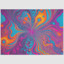 Colorida Psychedelia Airpush Art Tissue Paper