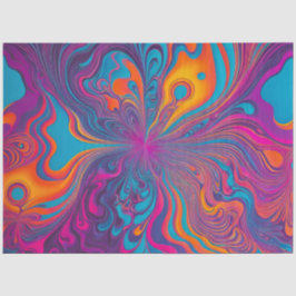 Papel De Seda Colorida Psychedelia Airpush Art Tissue Paper