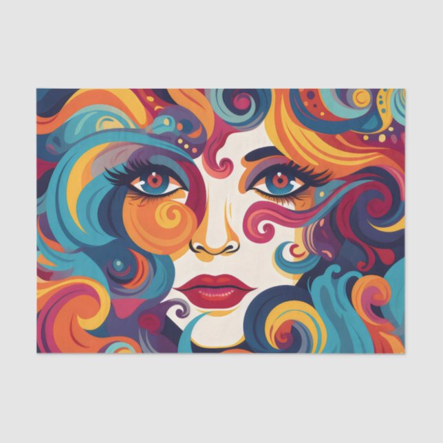 Papel De Seda ColorPop Damies ArtFace 20 (Frente )