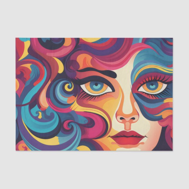 Papel De Seda ColorPop Damies ArtFace 21 (Frente )