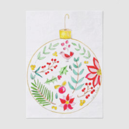 Papel De Seda Colourful Christmas Ornament