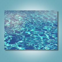 Papel de seda com água ondulante de piscina Design
