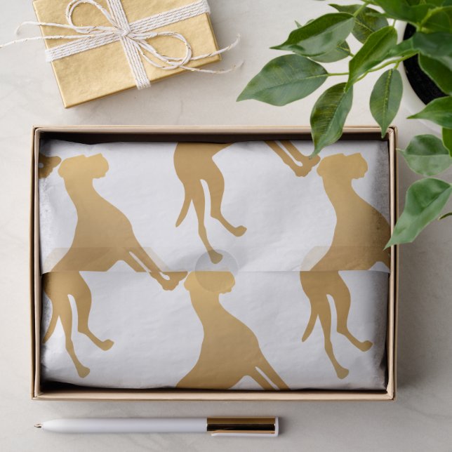 Papel de Seda Com Grandes Daneses (Presente)