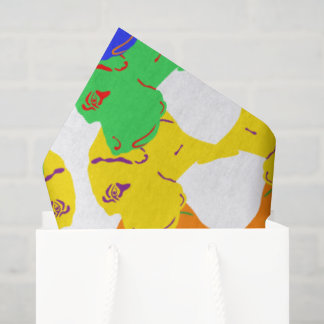 Papel de Seda Com Grandes Danos