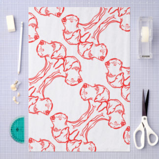 Papel de Seda Com Grandes Danos