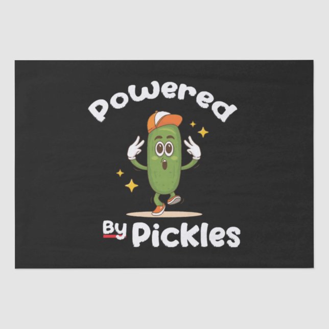 Papel De Seda Com Poder de Picles Comida Picles Engraçado (Frente )