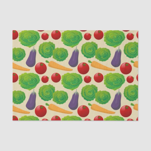 Papel De Seda Coma seus vegetais (Frente )