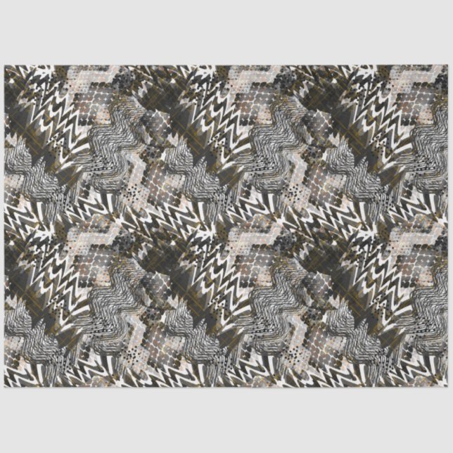 Papel De Seda Combinado, étnico, africano. (Frente )