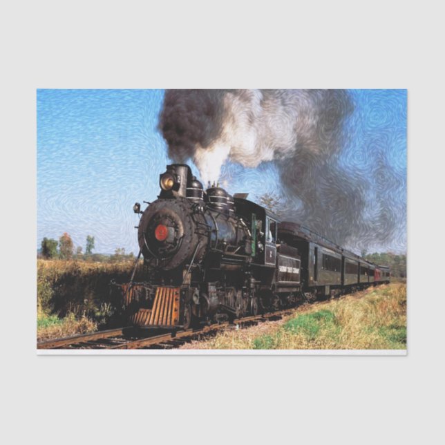 Papel De Seda Comboio 2 (Frente )