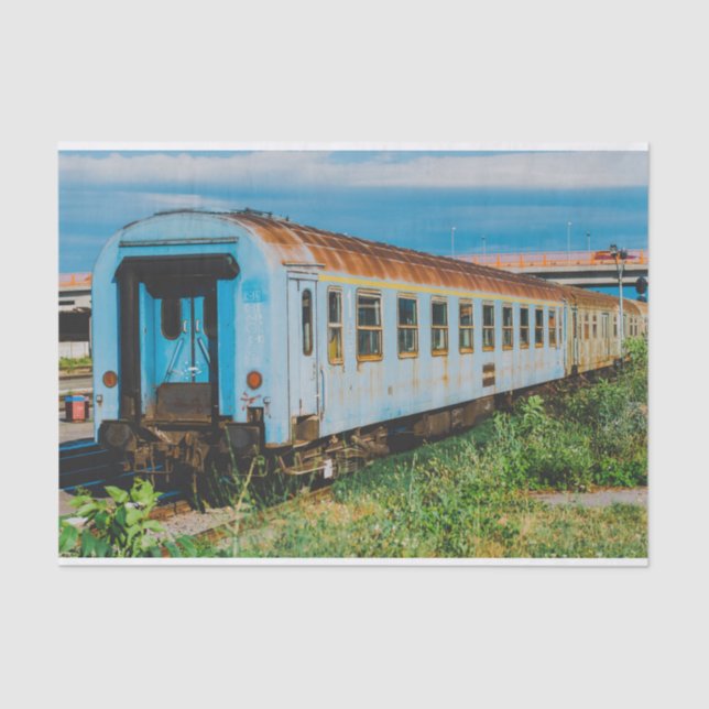 Papel De Seda Comboio antigo (Frente )