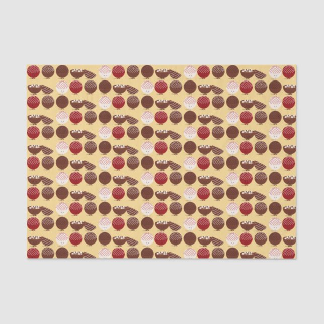 Papel De Seda Comida de Bomba de Chocolate Quente (Frente )