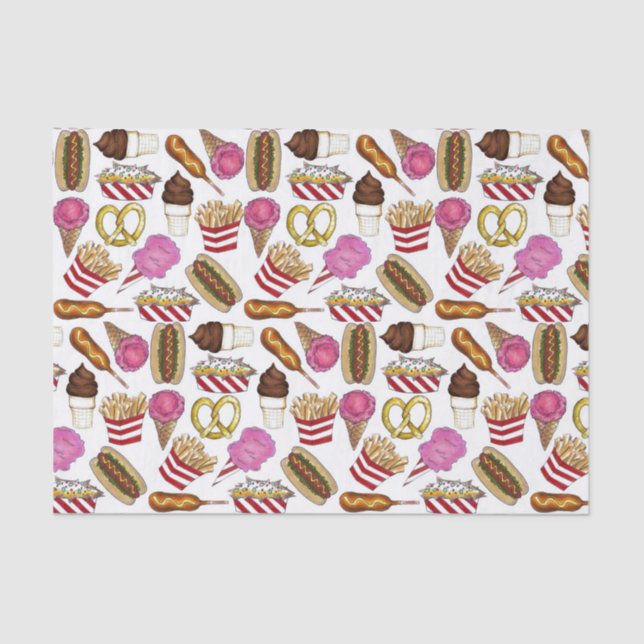 Papel De Seda Comida de Carnaval da Feira do Estado Nachos Cotto (Frente )