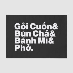 Papel De Seda Comida de Rua Vietnamita