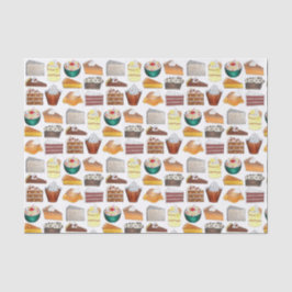 Papel De Seda Comidas da padaria do sul dos EUA