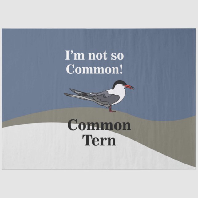 Papel De Seda Common Tern Seabird Bird Funny (Frente )