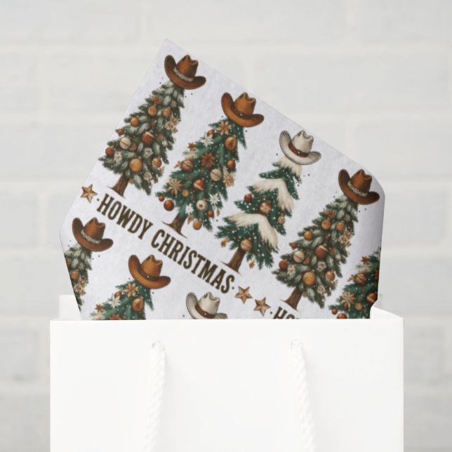 Papel De Seda Como vai Natal (Sacola de presentes)