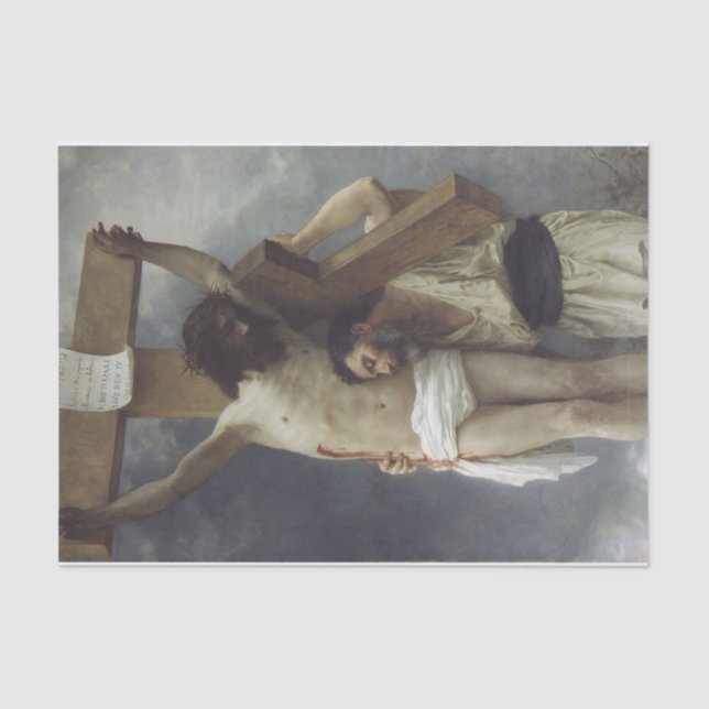 Papel De Seda Compaixão por William Bouguereau (Frente )