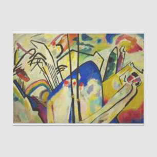 Papel De Seda Composição 4 de Wassily Kandinsky