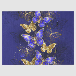 Papel De Seda Composição com borboletas de fogo