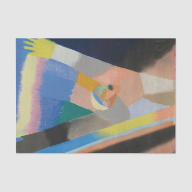 Papel De Seda Composição de Otto Freundlich (Frente )