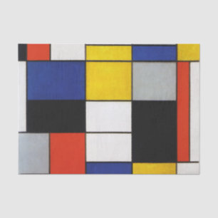 Papel De Seda Composição, Mondrian