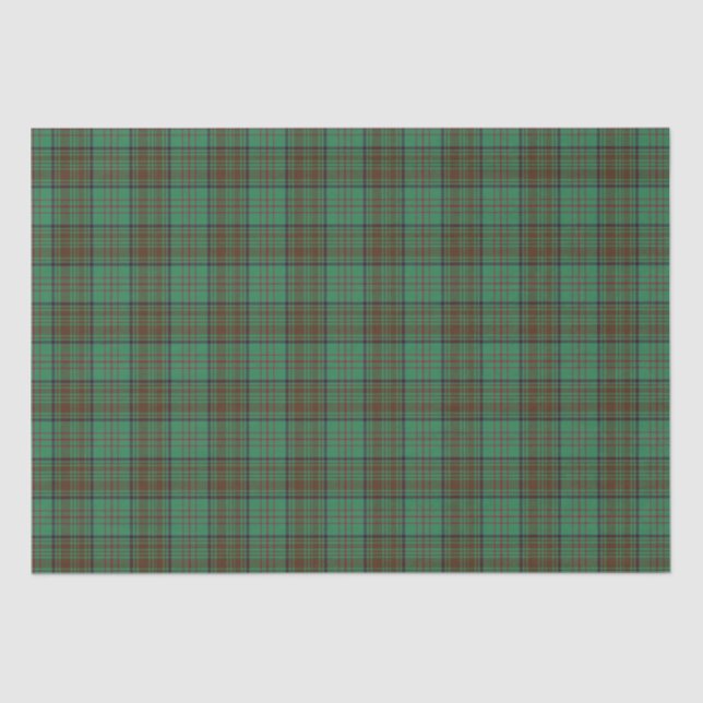 Papel De Seda Condado de Irish Dublin Tartan (Frente )